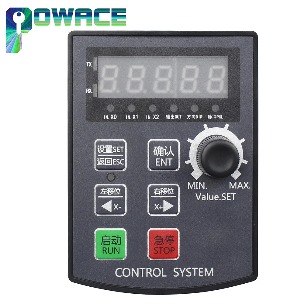 HF020 Stepper Or Servo Motor Motion Control Single Axis Controller DC12-24V 85KHz 2 Output 7 Input
