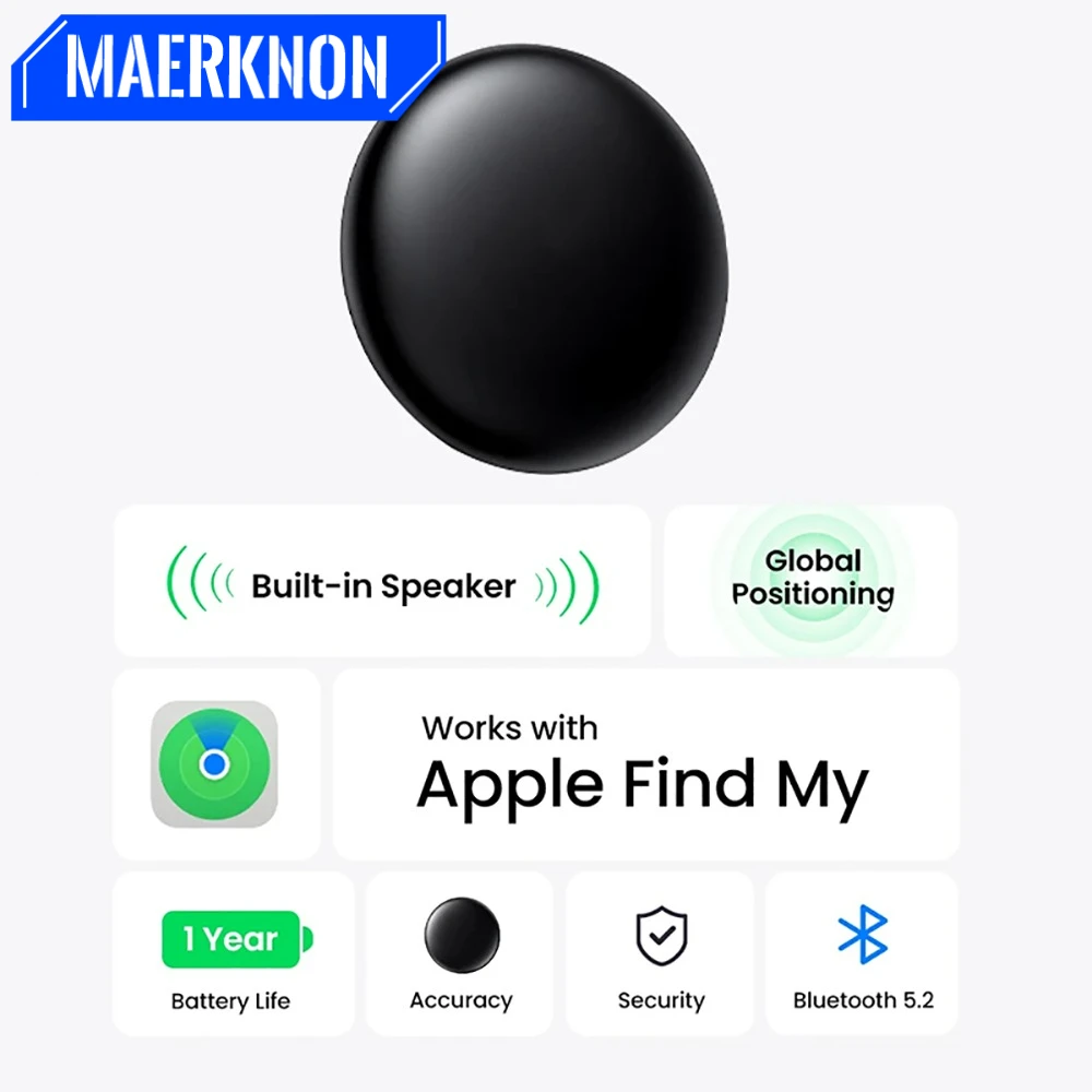 

Локатор слежения для Find My Smart Finder Bluetooth 5,2, детский кошелек для домашних животных, GPS-трекер местоположения, устройство против потери, мини-портативное устройство