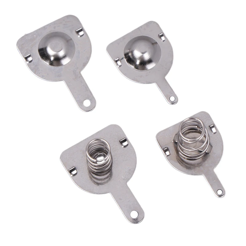 جديد 10 قطعة 16*16 مللي متر 18.5*16.5 مللي متر الربيع ورقة الاتصال صندوق البطارية الإيجابية والسلبية واحدة ثنائي القطب 18650 ورقة البطارية