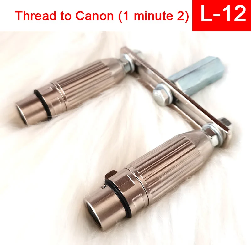 Reciprocating Linear Motor Parts 3xlr Attachments Adapter M8 3XLR Connector Adaptor Quick Connector Suction Cup Adapter