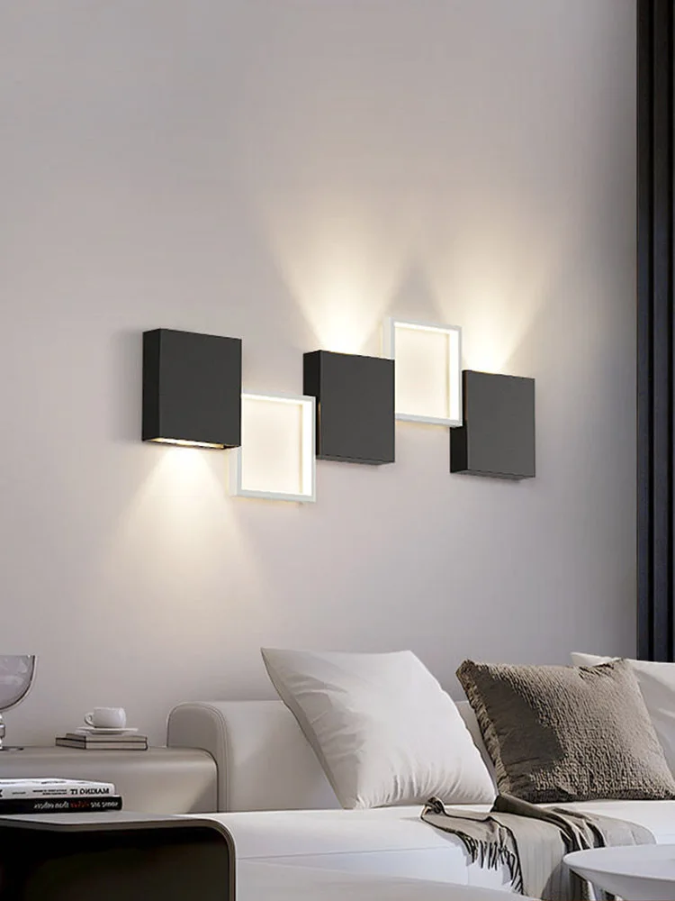 

2026 Hot Sale Nordic LED Wall Lamp Staircase Hallway Aisle Lighting Modern Minimalist Home Decoration Sconce