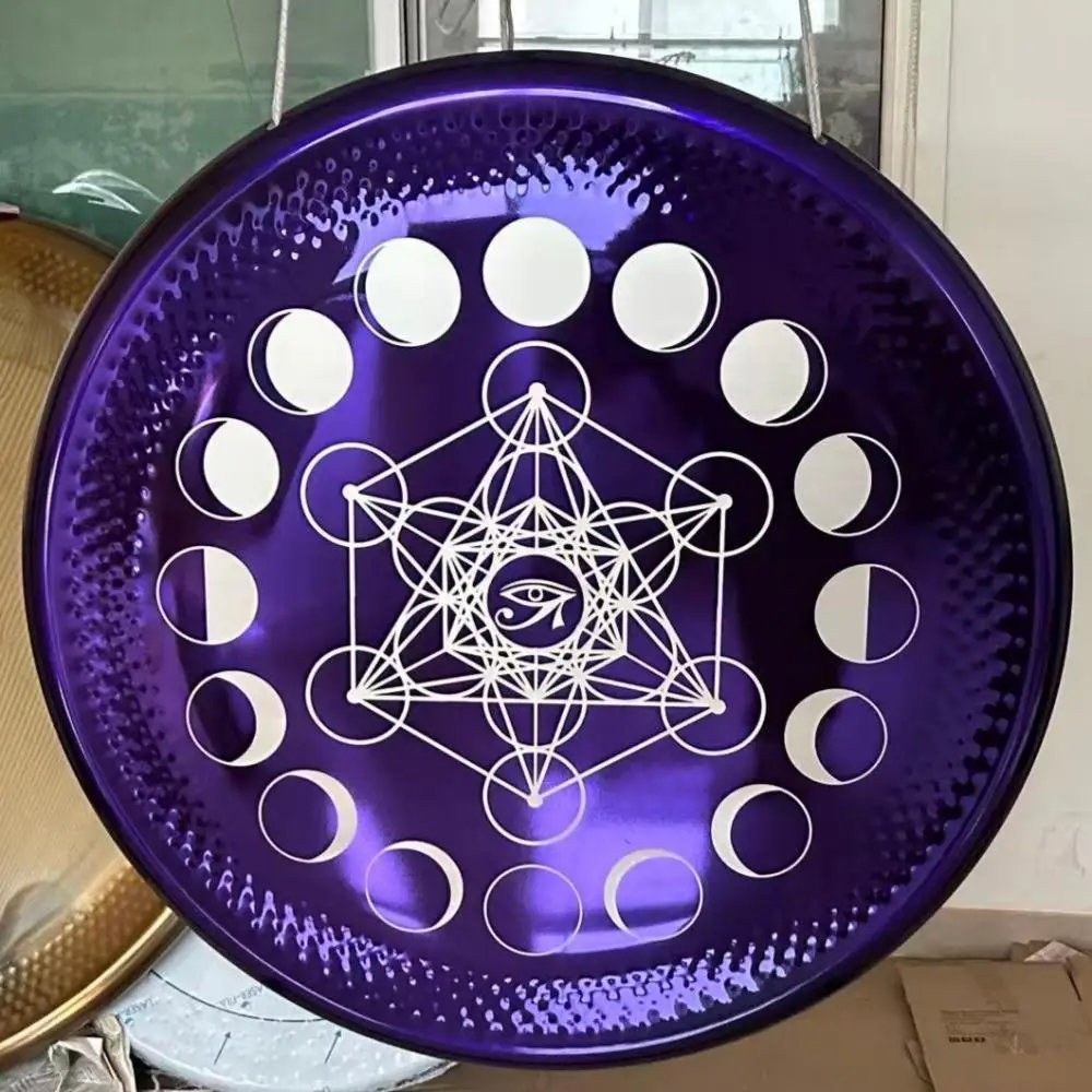 Sound Healing Gongs-Purple Eye of Horus Chau Gong 18