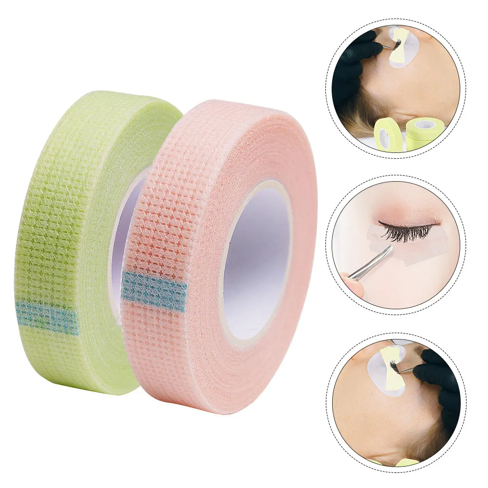 6 Rolls Premium Breathable Eyelash Isolation Patches Lash Extension Tape Gentle on Sensitive -to-Size for Professional