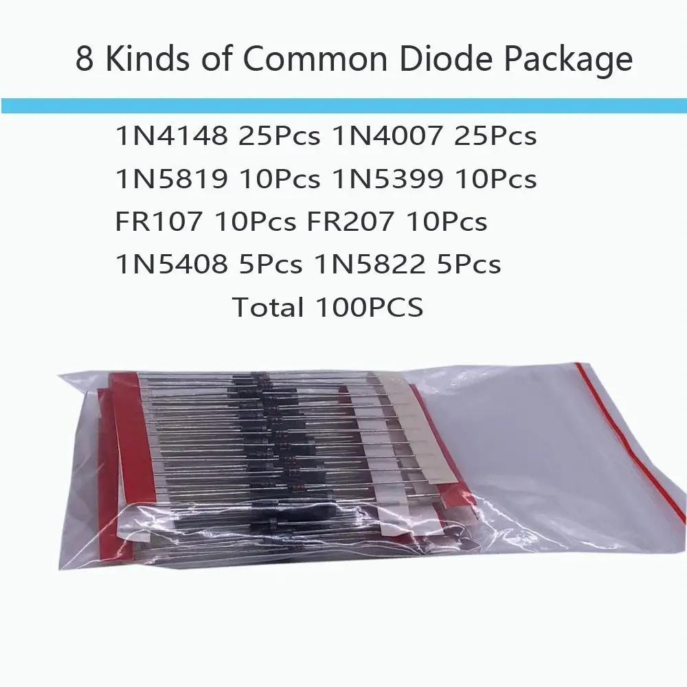 전자 부품 키트 및 총 1390 개, LED 다이오드, 금속 필름 저항기, 전해 커패시터 패키지, 공통 다이오드, 세라