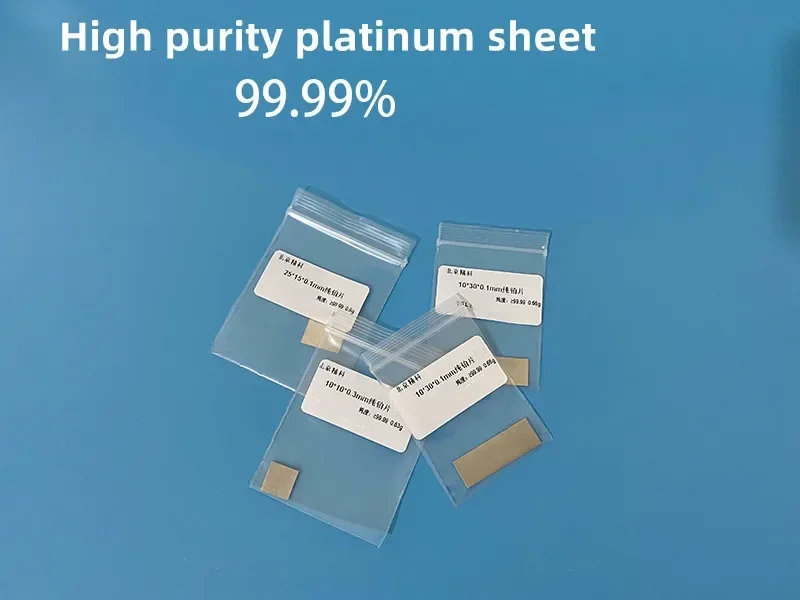 

Laboratory Scientific Research Grade Pure Platinum Sheet Pt Sheet Purity 99.99% Can Be Invoiced And Customized With Certificate