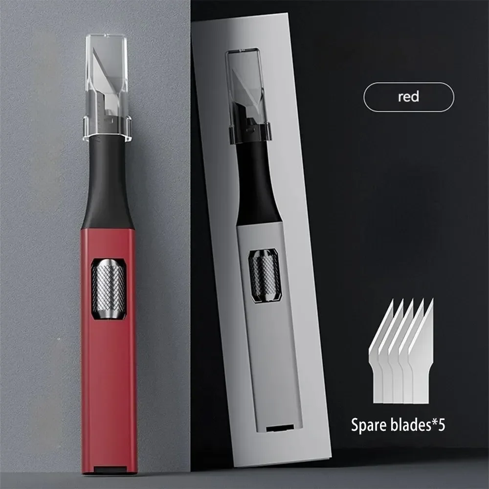 

Non-Slip Metal Carving Scalpel Knife Tools Kit Cutter Engraving Craft Knives+5pcs Blades Mobile Phone PCB DIY Repair Hand Tools