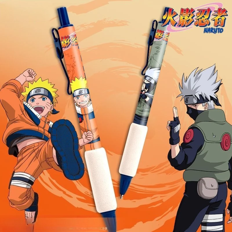NARUTO Uzumaki Naruto Uchiha Sasuke Haruno Sakura Secondary Animation Surrounding Students Gel Pen Creative Cartoon Ink Pen Gift - view 2