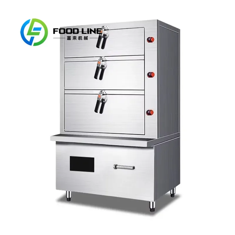 

Hot Sale Large Volume Commercial Gas Multilayer Rice Steamer Cooker for Restaurant Kitchen Food Steaming