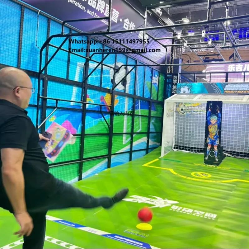 Penalty Shoot-Out Football Simulator Indoor Playground Interactive  Soccer Games Virtual  Robot Goal Keeper Football Simulator