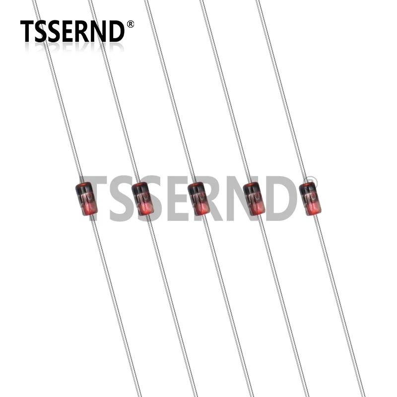 100pcs 1N4148 DO-35 IN4148 High-Speed Diode Switching Diodes New