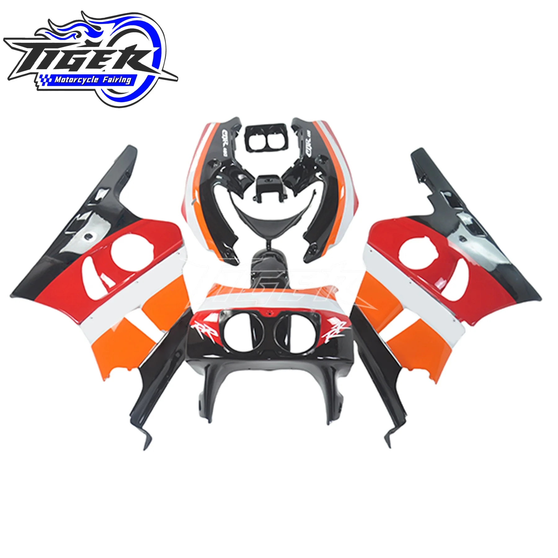 

For CBR400RR 1990-1999 Handmade model fairing kit CBR400 90 91 black ABS NC29 Bodywork shell 600rr motorcycle parts