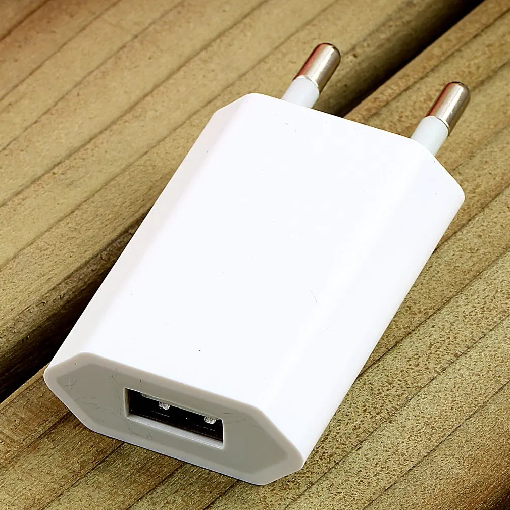 USB Charger 5V 1A AC USB Home Power Adapter สำหรับ iPhone 5 5S 5C 6 6S 7สำหรับ iPhone USB Charger EU Plug