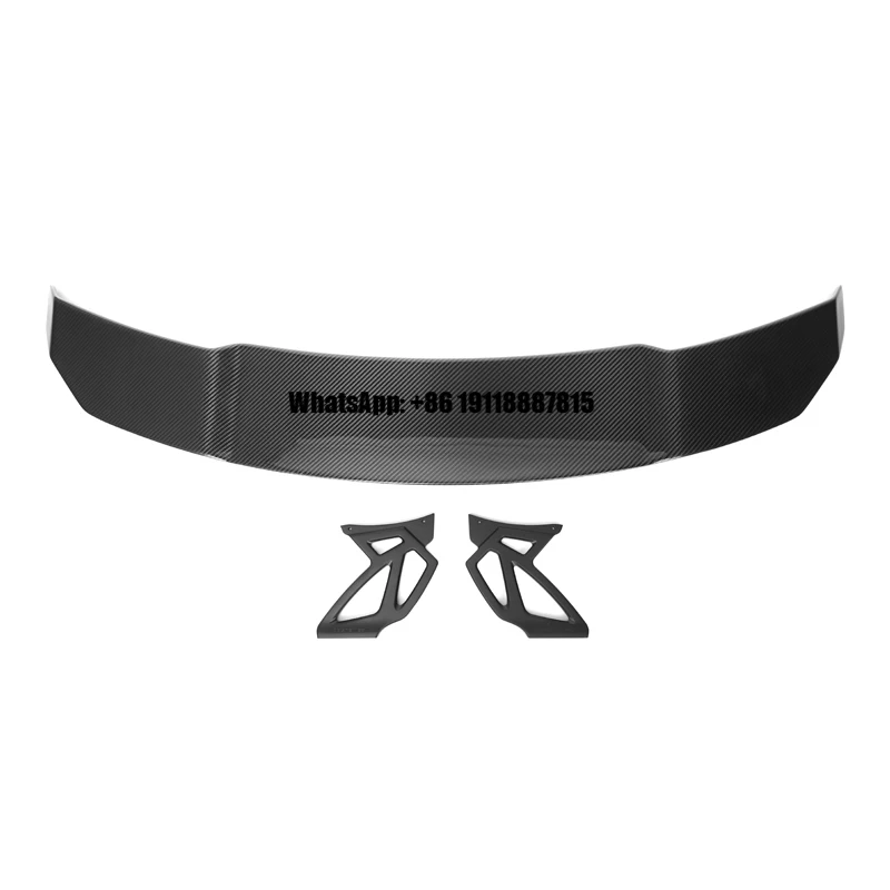 

Hot Selling V-style Universal Spoiler Dry Carbon Fiber Rear Trunk Spoiler Fit for All Sedan Car Model Rear Spoiler