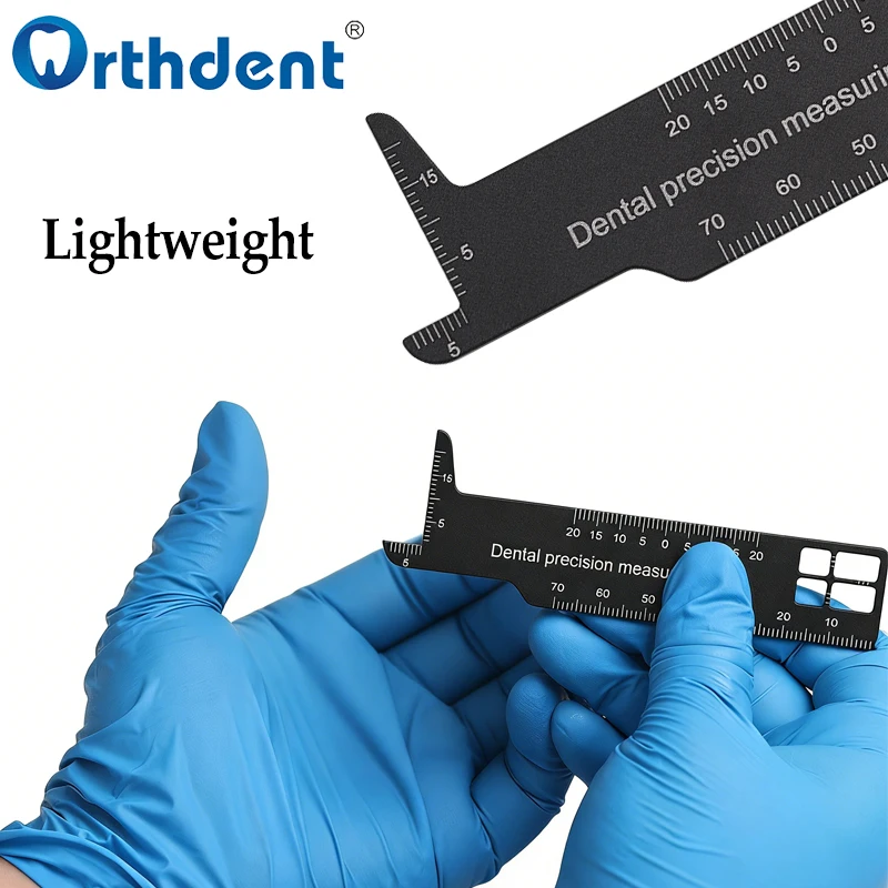 1pc Dental Precision Measuring Ruler Orthodontic Tool For Photography Dentistry Gauge Instrument