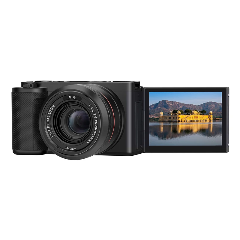 High Quality Mirrorless Vlog Video Camera Compact Digital Camera With Auto Focus Manual Focus Face Detection For Photography