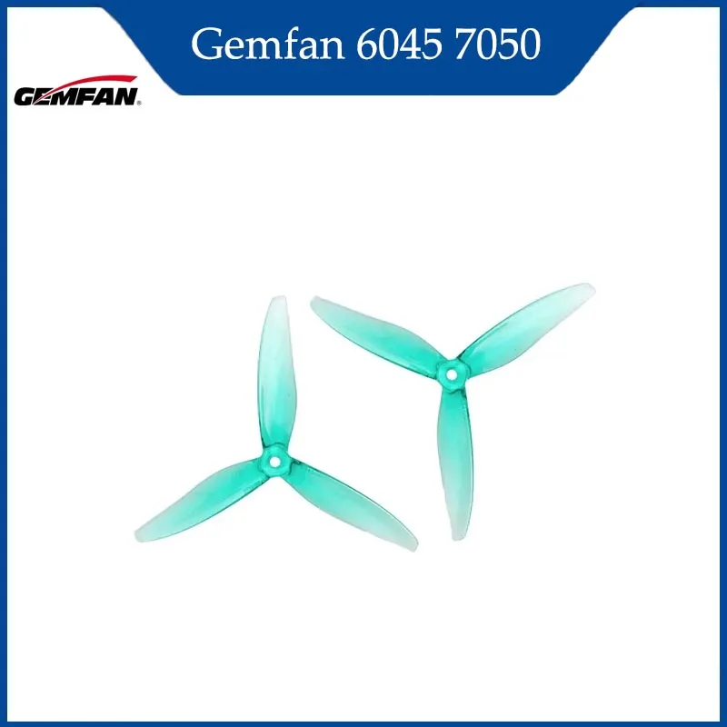 Gemfan 6045 7050 3-Blade Propeller 6/7 inch FPV Drone, Hurricane PC Lange afstand Freestyle Multirotor Props Acessorios RC