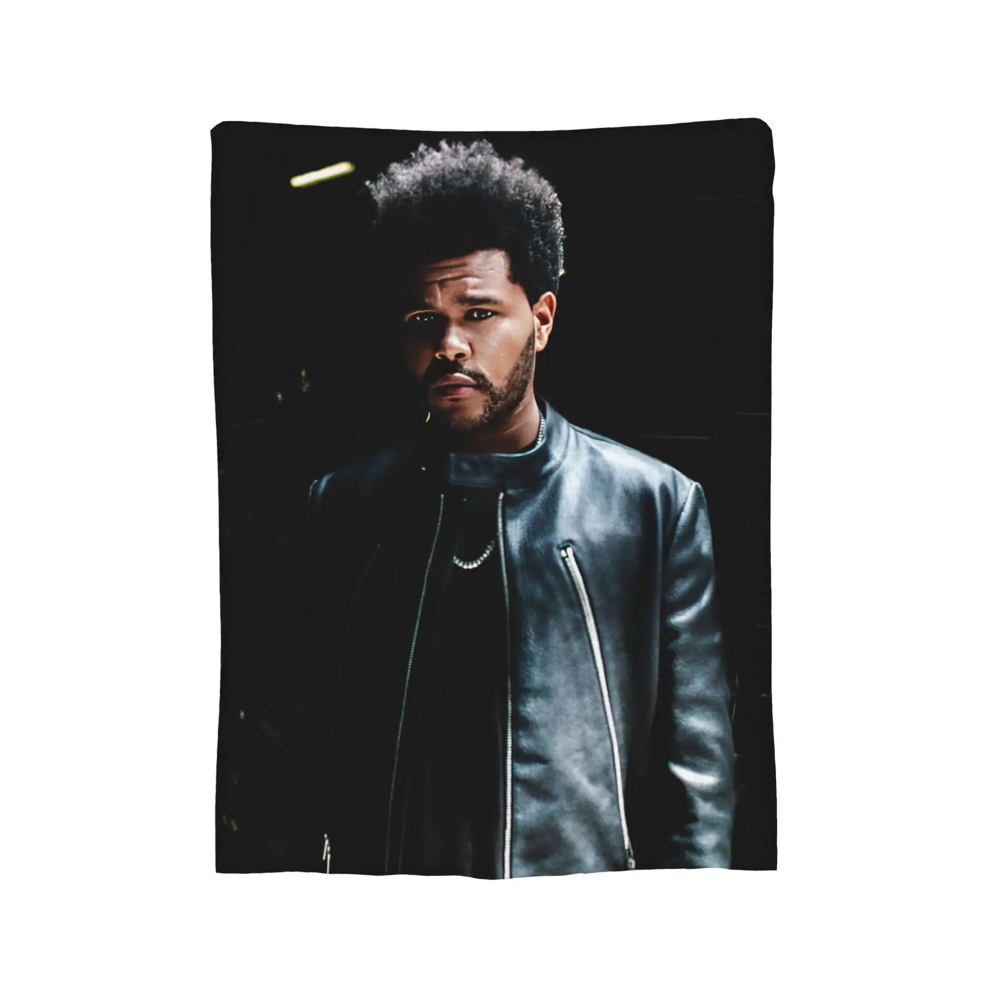 The Weeknd Rapper Singer Cobertores de lã com estampa respirável e quente para sofá, quarto, peça de tapete
