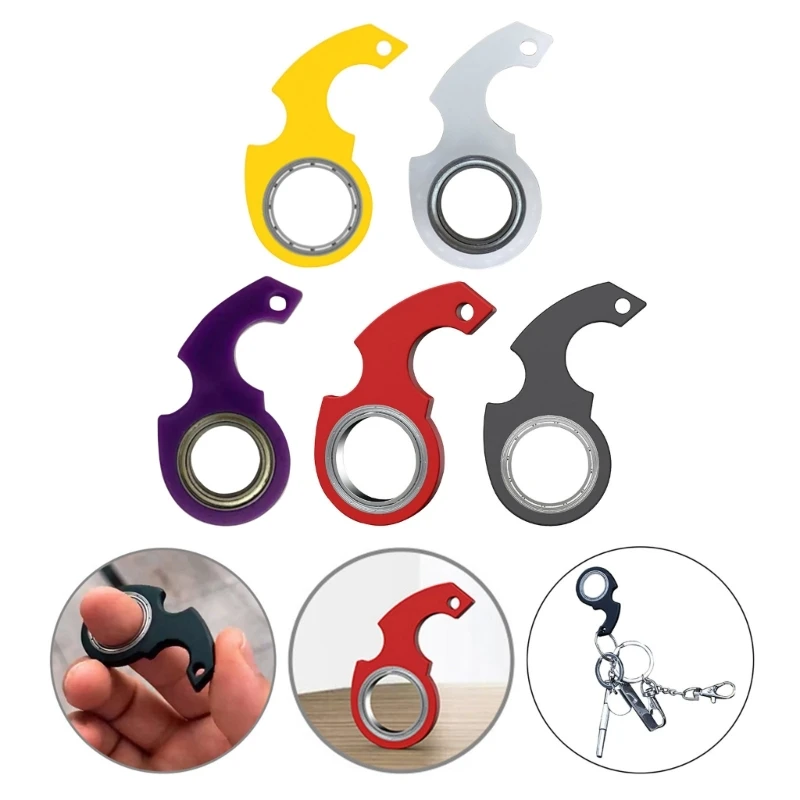 

Key Flipping Toy Keychain Spinner Spinning Key Ring Spinner Toy for Car Key Pocket Toy Spinning Stress Reliever Toy