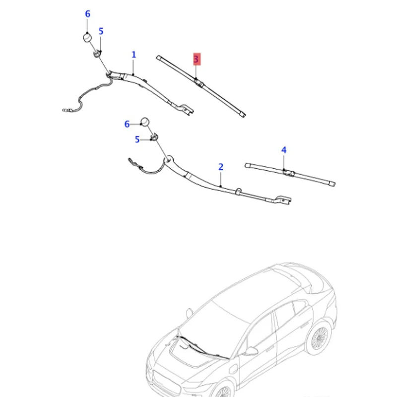 Стеклоочиститель J9D1084 Ja gu ar