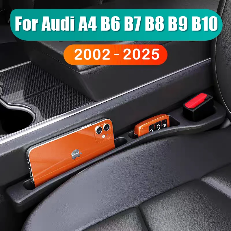 For Audi A4 B6 B7 B8 B9 B10 2002 - 2017 2018 2019 2020 2021 2022 2023 2024 2025 Car Seat Crevice Filler Storage Box Accessories