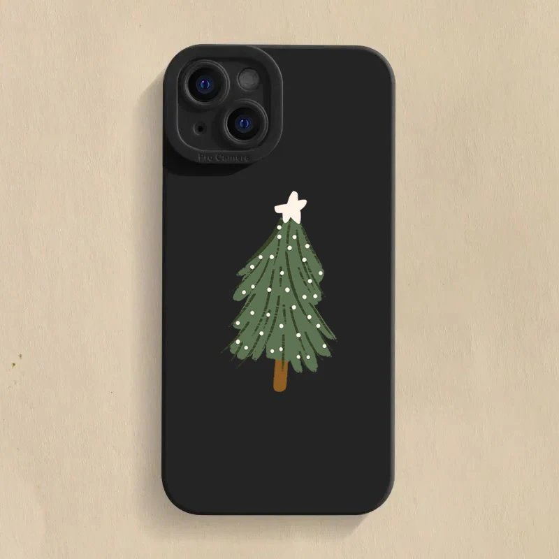 Christmas Tree Graphic Phone Case For Samsung Galaxy A26 A35S26 S24 S25 Plus S23 S21 S22 Ultra A56 A53 A54  A36 Shockproof Cover
