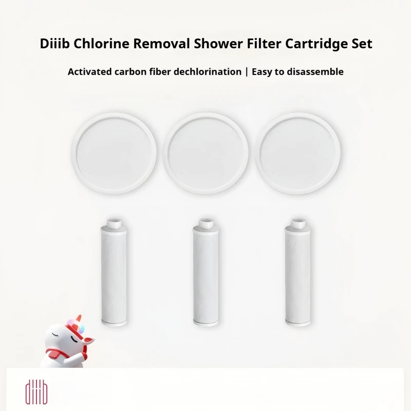 Diiib 高圧ハンドヘルドシャワーヘッドセット浴室キッチンアクセサリー節水塩素除去フィルター簡単に分解