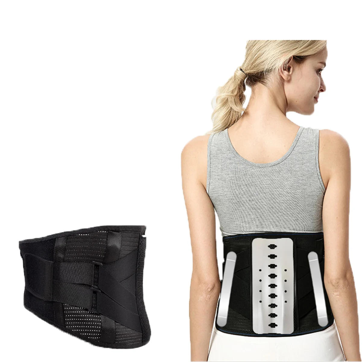 

Intelligent electronic vibration reminder adjustable upper back support intelligent male and female posture corrector