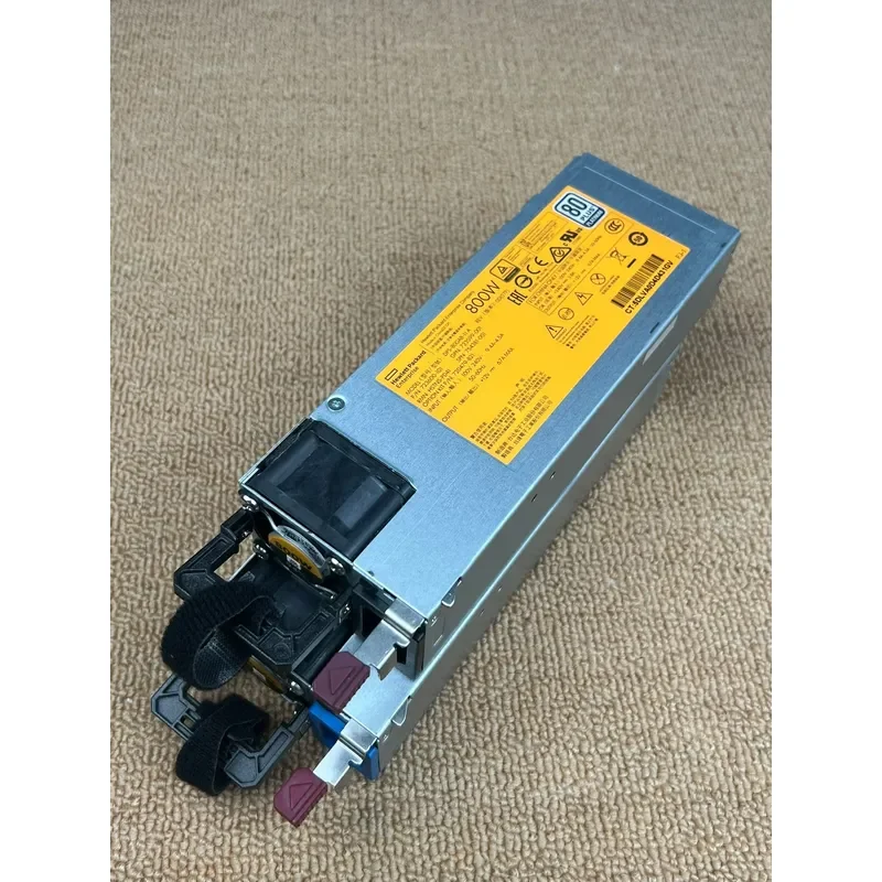 for HP Server Power Supply Model DPS-800AB-10A DPS High Efficiency Replacement Unit for Data Center Enterprise Rack Mount