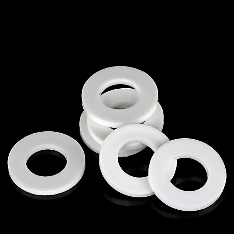 M2.5M3M4M5-M20 PP Flat Washer Acid-base Corrosion-resistant Plastic Washer O-ring Faucet Washer Flat Washer Sealing Ring Gasket