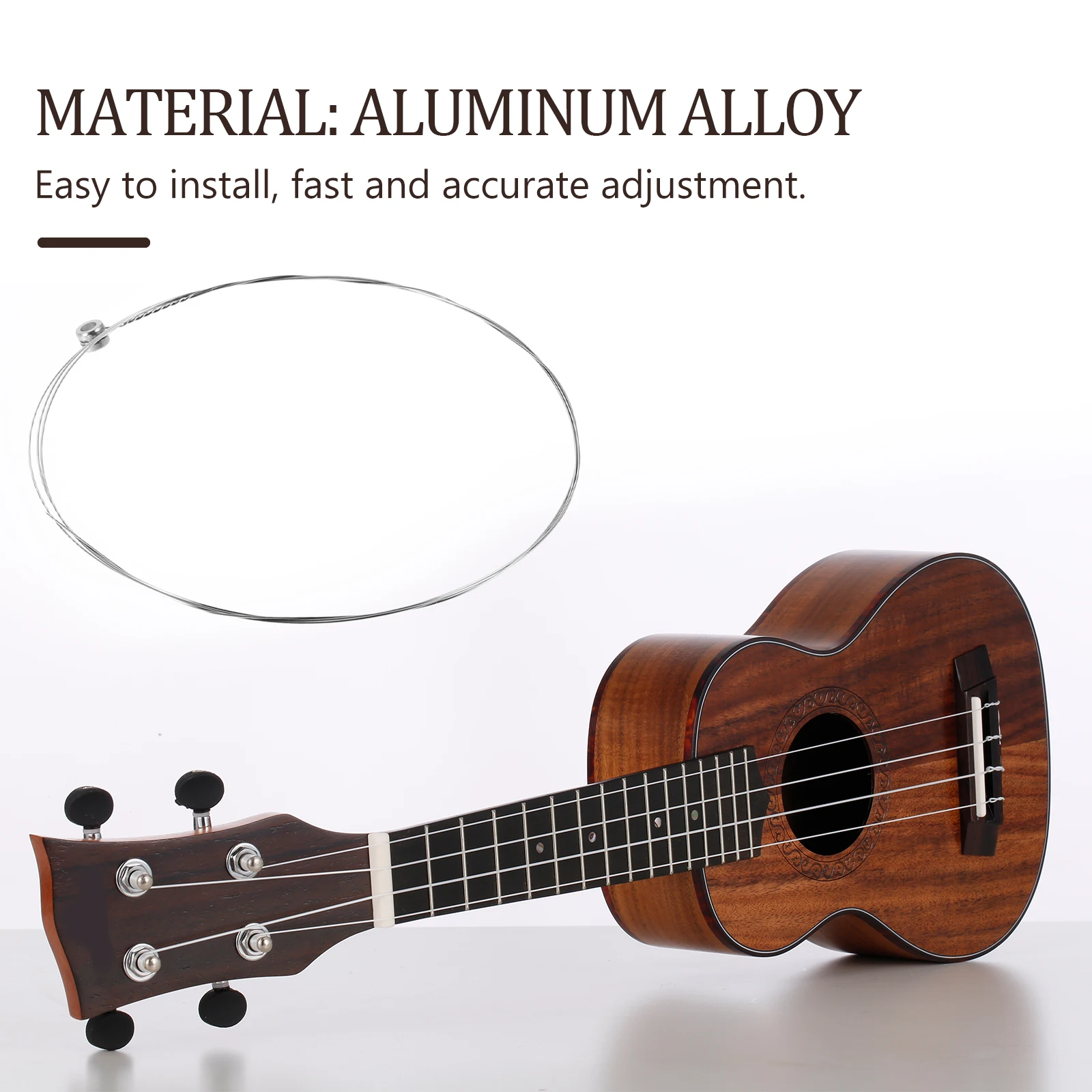 

10 Pcs Replacement Steel Strings Durable Stainless Electric Acoustic Accessories Kit Longlasting Performance Portable Design