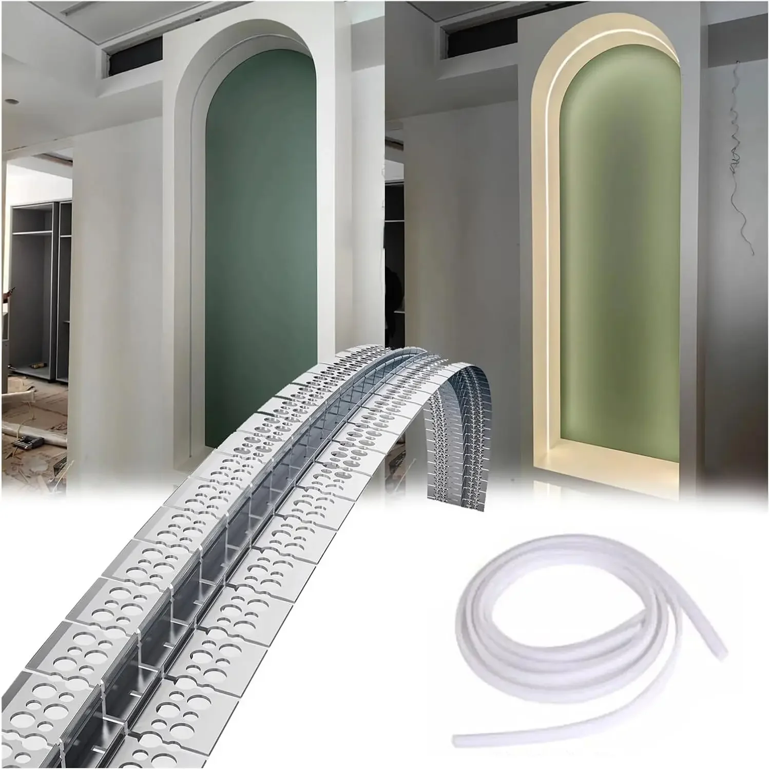 Bendable Led Light Drywall Track Mud in, Silicone Led Channel System 10 12 16 Mm, Custom Lighting Solutions Aluminum Channels De