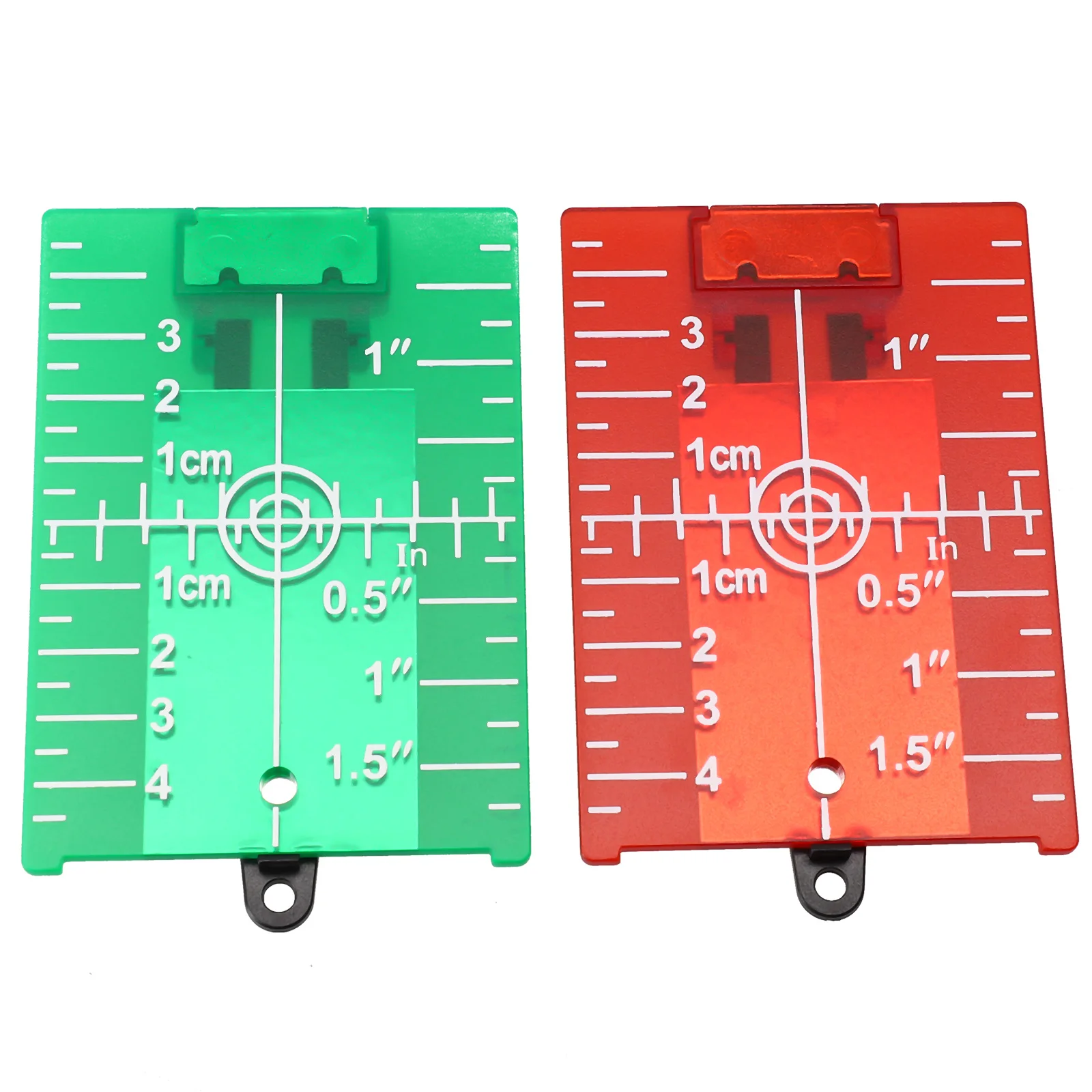 

For Level Target Plate 115*74mm 2Pcs For Alignment Rotating For Red Beam Levels Lightweight Plastic Reliable Tool