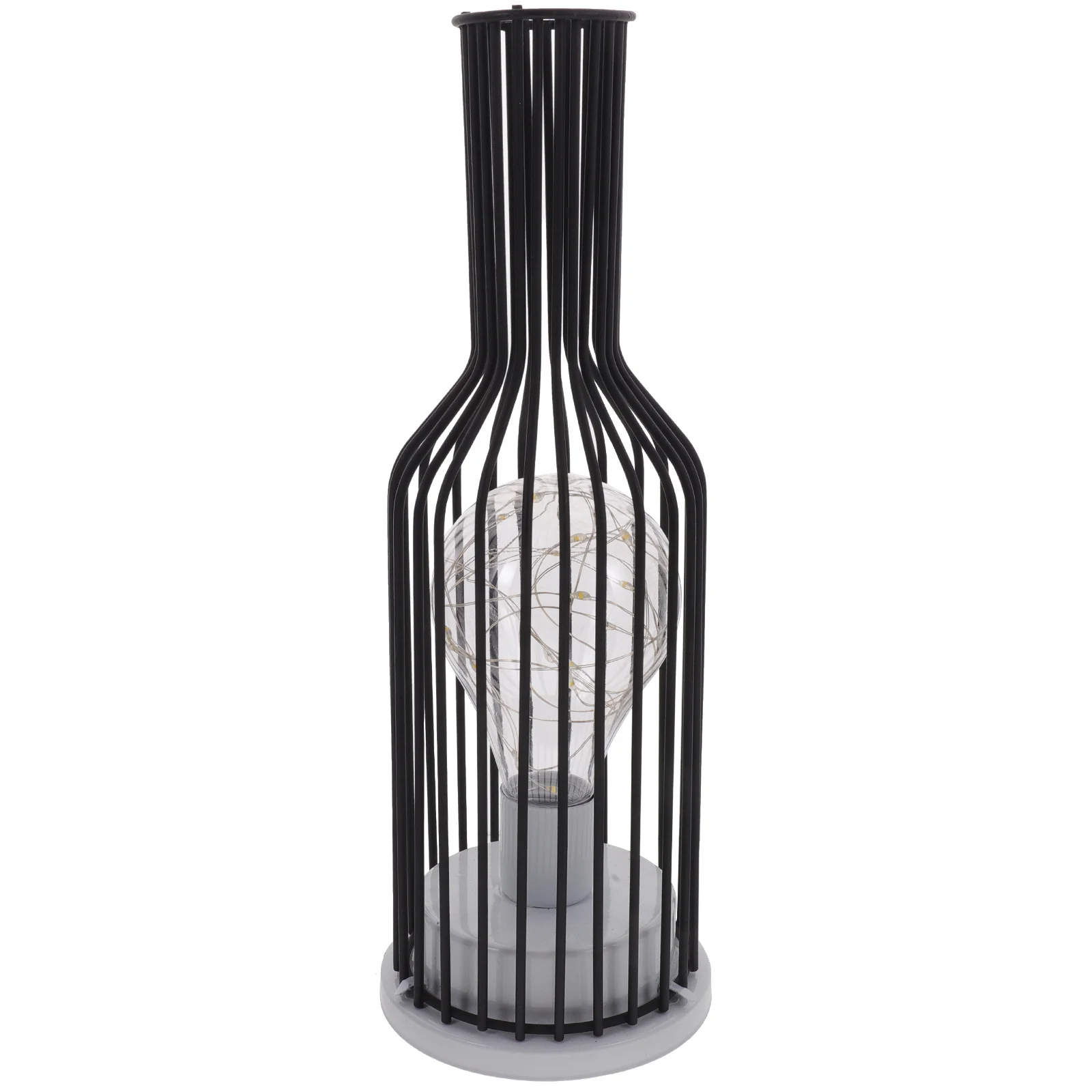 Wine Bottle Shape Night Light Operated Decorative Lamp for Living Room Reliable Stable Desktop Use Decorative Night Lamp