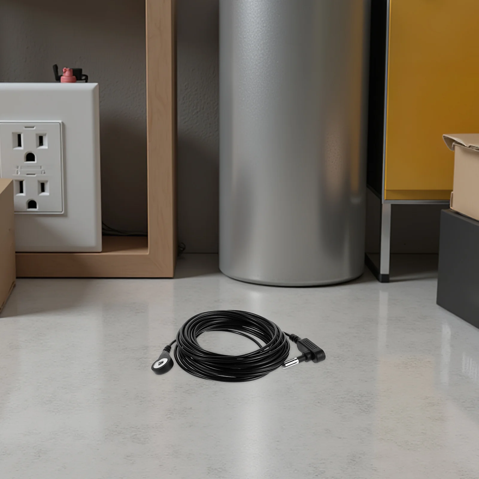 

2pcs Anti Static Grounding Wire 5M Universal Replacement Cable For Sheets Mats Desks Foot Mats Esd Protection Grounding Cord Kit