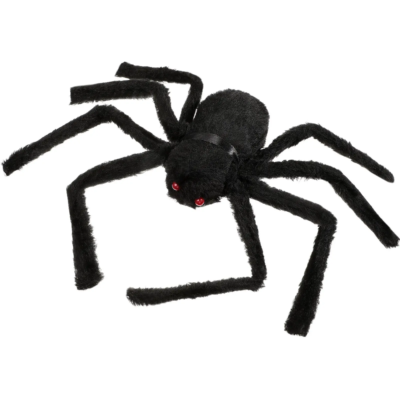 

Eye Catching Black Spider Decoration Lightweight Compact Vivid Structure Halloween Party Scary Prop Haunted House Indoor Outdoor