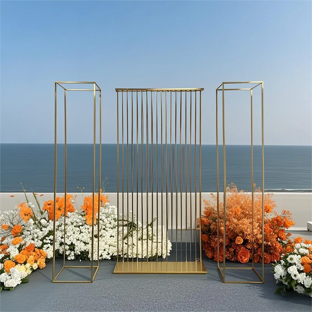 DIY Elegant Wedding Arch Frame Background, Christmas Party Wedding Home Decor Frame, Floral Balloon Outdoor Decoration