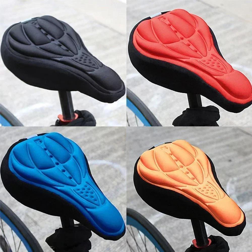 1PCS Gel Padded Bike Seat Cover Extra Soft Comfy for Men Women Comfort,with Stationary, Exercise,Mountain Bikes, Road & Electric view 6