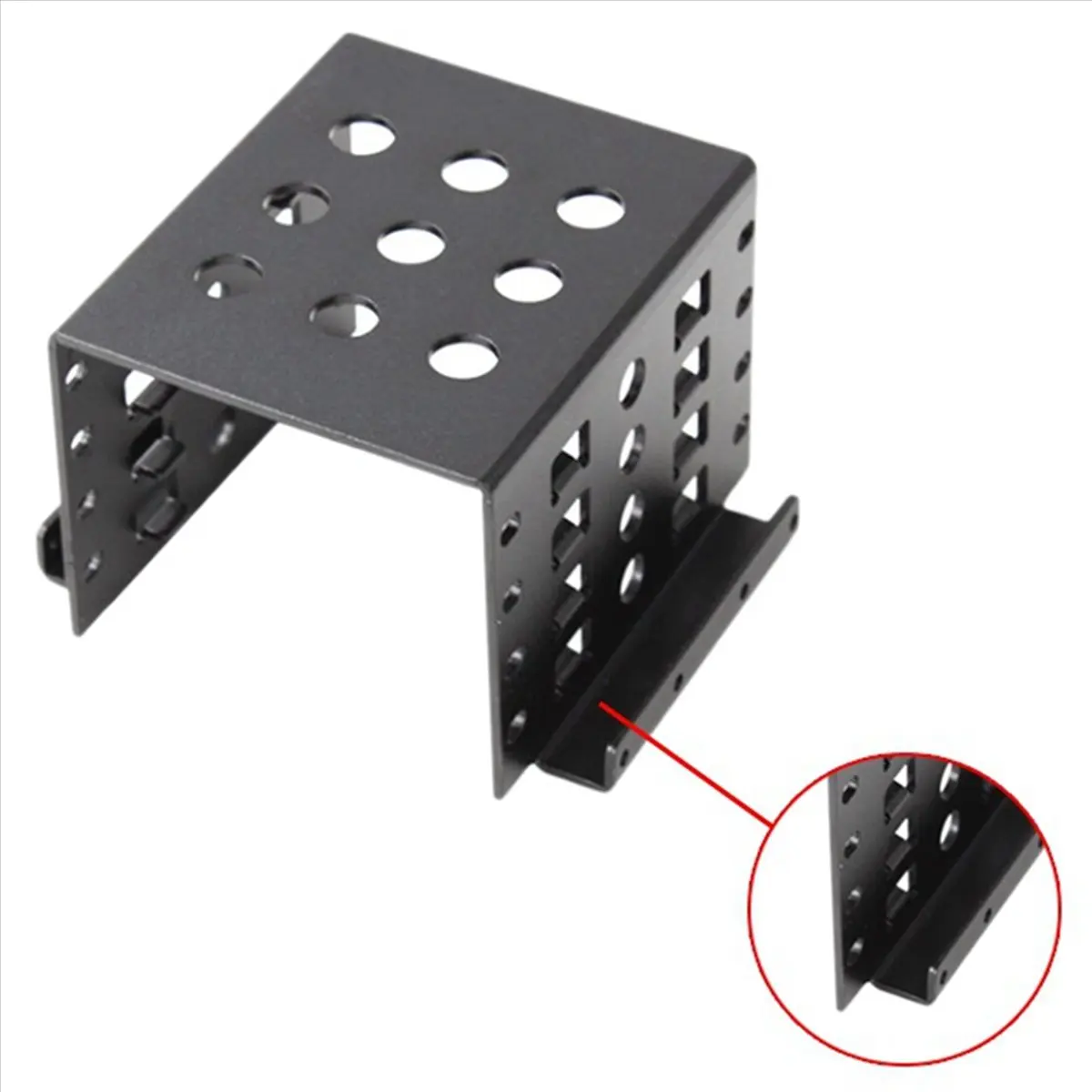●4-Bay 2.5 Inch Hard Drive Caddy Internal Mounting Adapter Bracket Aluminum Alloy Mobile Holder