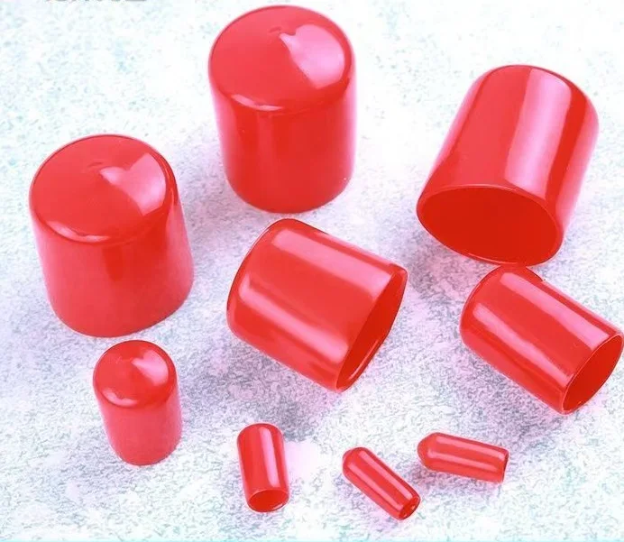Colorfull Bolt Covers,Black Screw Thread Protectors Rubber End Caps for Screw Bolt Furniture Pipe,Many Sizes