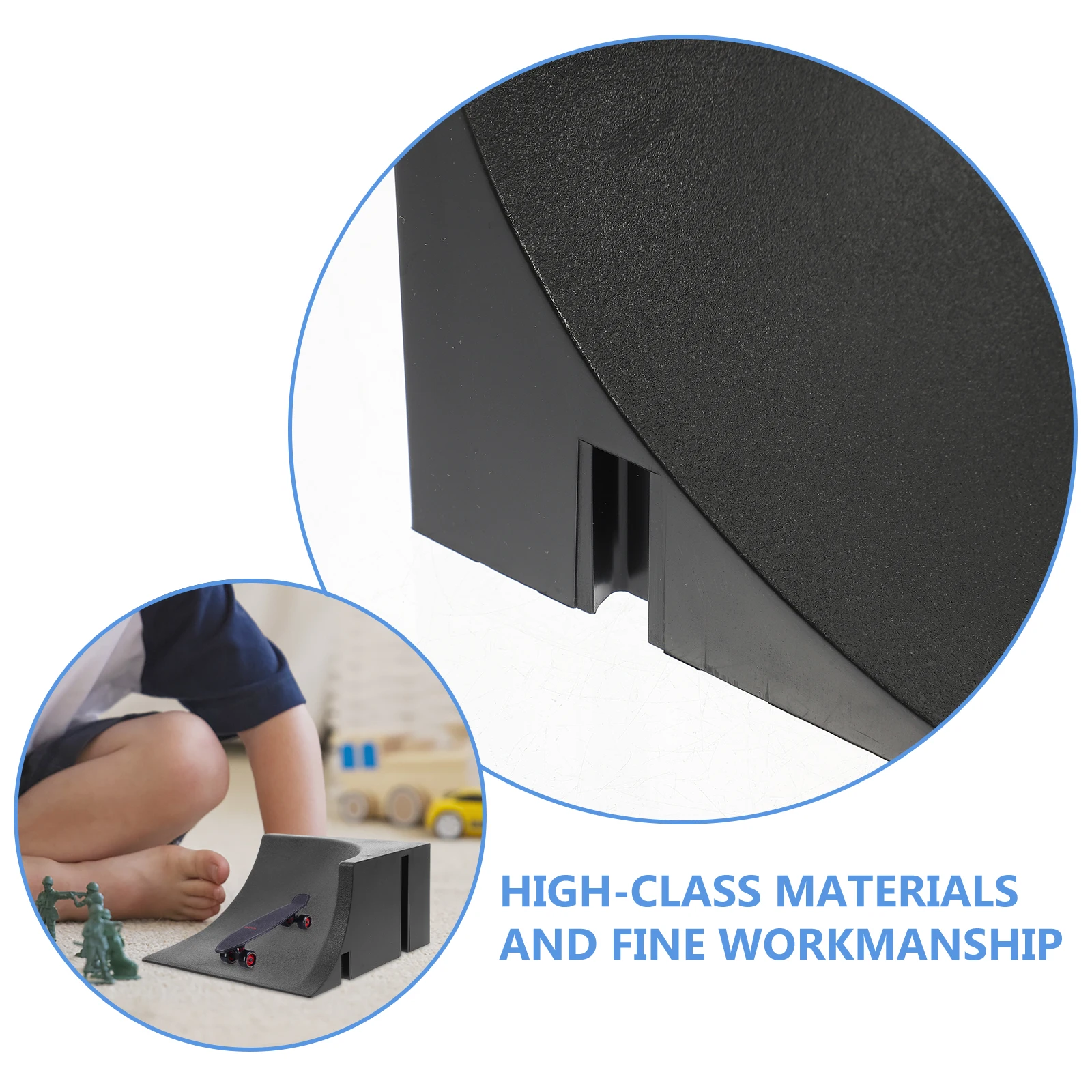 1 قطعة إصبع مصغر مجال المنحدر عقبة للأطفال البلاستيك تدريب الطفل لوح التزلج ملحق لوح التزلج الصغيرة