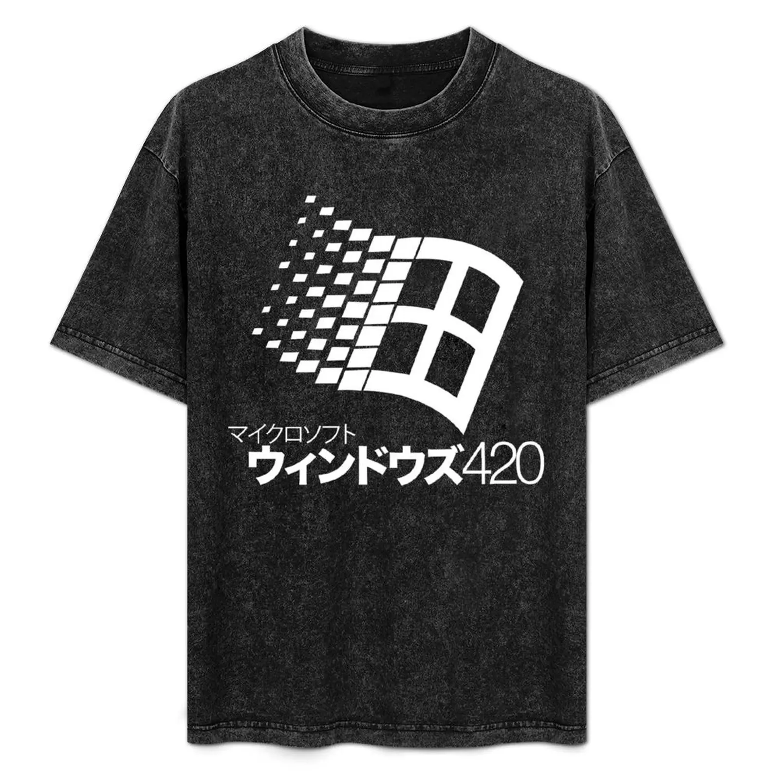 

Windows 420 Tokyo T-Shirt Casual Light Summer Short Sleeve Top