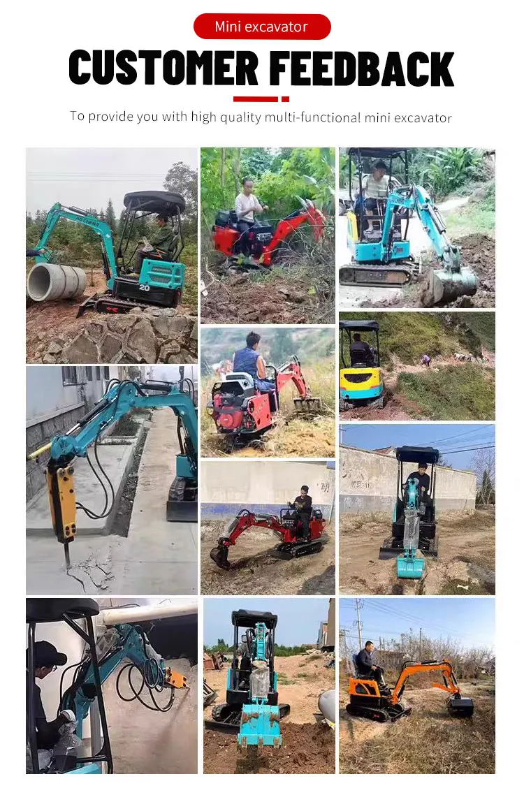 Nicosail 0,8 Tonnen Mikrobagger 7,6 kW für den Heimgebrauch Mini-Bagger OKW08 für Garten- und Teichbaggerarbeiten & Landschaftsrenovierung – Detail 7