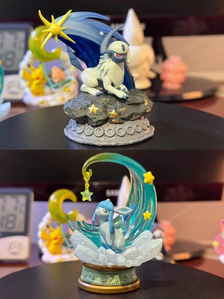 Genuine Pokemon Figures Romantic Collectione Sylveon Primarina Sprigatito Alolan Vulpix Galarian Ponyta Action Model Toys Gifts