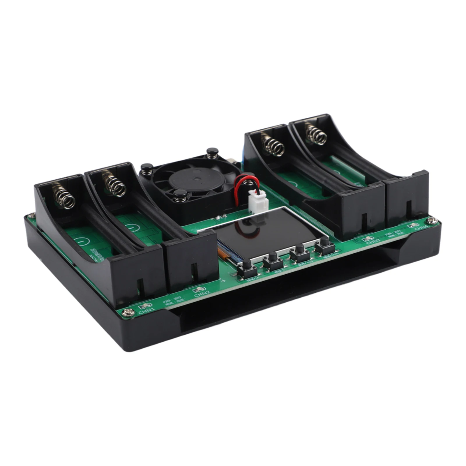 150 103 36 Mm Battery Capacity Tester Adjustable Discharge Cutoff Voltage Internal Resistance Meter 4-channel Tester