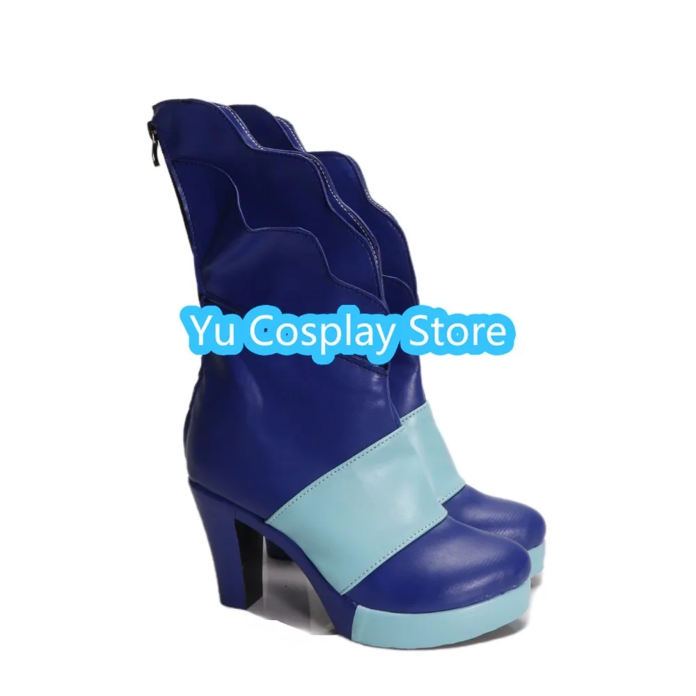 Yu Cosplay Store Cure Aqua Cosplay Shoes Anime Cosplay Shoes Boots Halloween Costumes Props