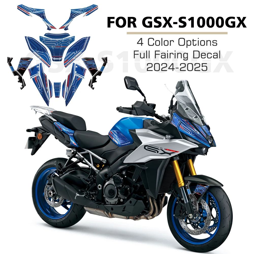 

Новый дизайн: Комплект 3D гелевых наклеек для защиты кузова мотоцикла Suzuki GSX-S1000GX GSXS 1000GX 2024 2025