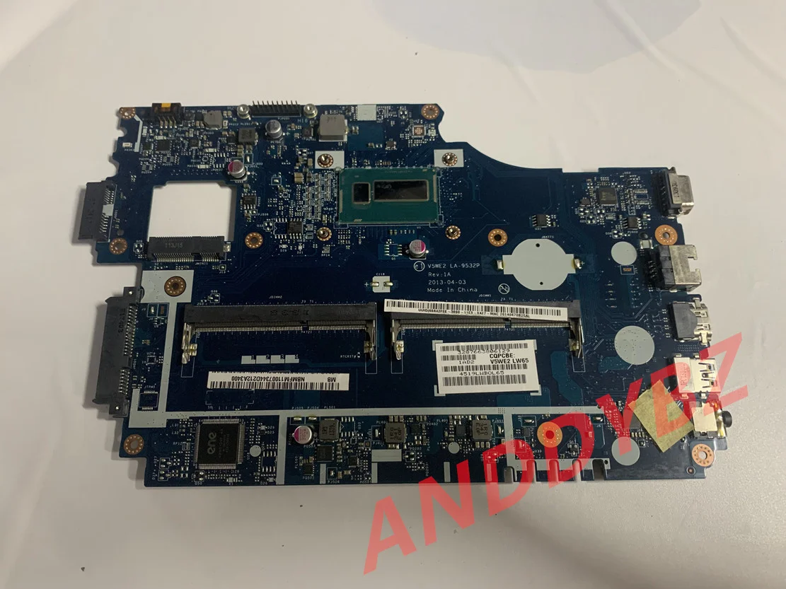 

Used NB.MFM11.007 Laptop Motherboard For Acer Aspire E1-572 Mainboard NBMFM11007 V5WE2 LA-9532P TESED OK