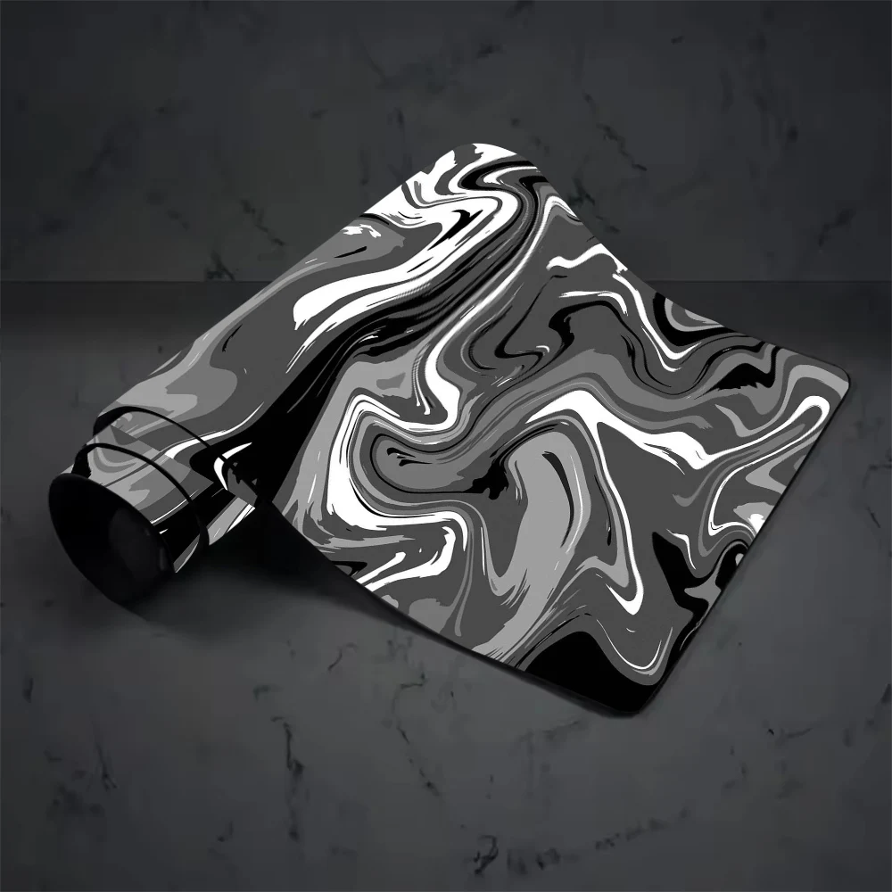 

Elegant Marble - Print Mouse Pad: 400x900mm Large Desk Mat, Anti - Slip PC Accessory, Perfect for Gaming Setups & Desk Decoratio