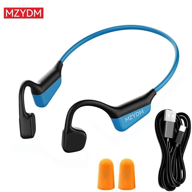 

MZYDM Наушники с шейным ремешком Наушники с костной проводимостью I18PRO Беспроводные Bluetooth5.4 Наушники с открытым ухом IPX6 Водонепроницаемая спортивная гарнитура