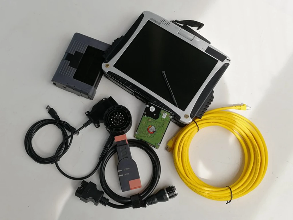 Professional Auto Diagnostic Tool for BMW ICOM A2 B C with Laptop CF-19 Installed V2026 HDD Software Plug and Play